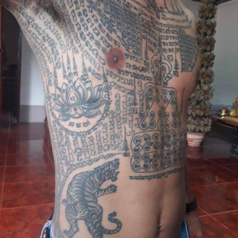 I motivi più diffusi: Yant Phra Pidta, Yant Gao Yord e la tigre