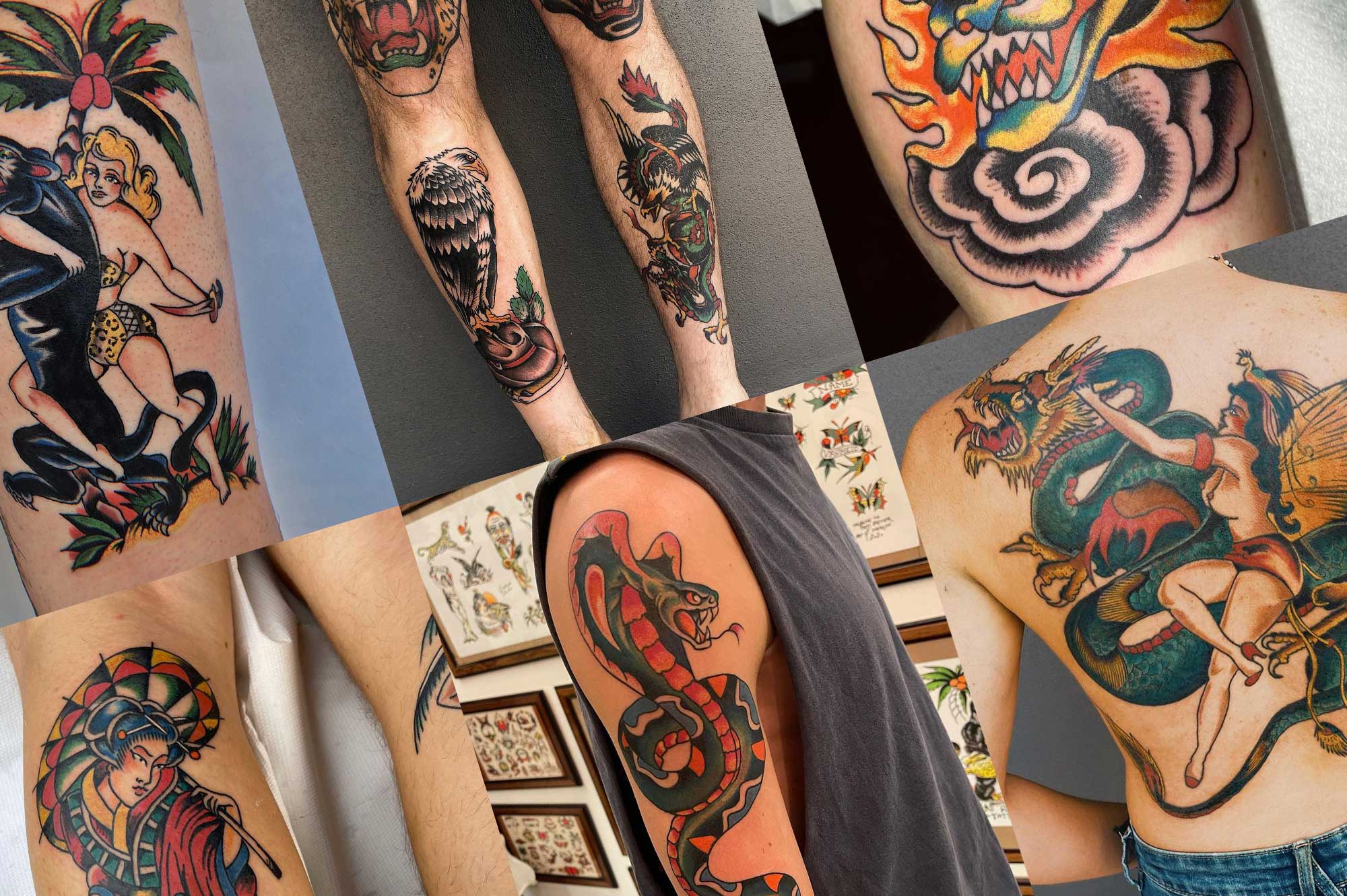 Tatuaggi realizzati nello studio Raw Tattooing a Sirmione